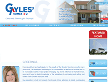 Tablet Screenshot of gayleshomes4u.ca